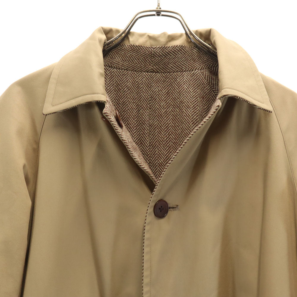 RALPH RL LAUREN ラルフアールエルローレン インパクト21 日本製 リバーシブル ステンカラーコート 7 ベージュ系 レディース