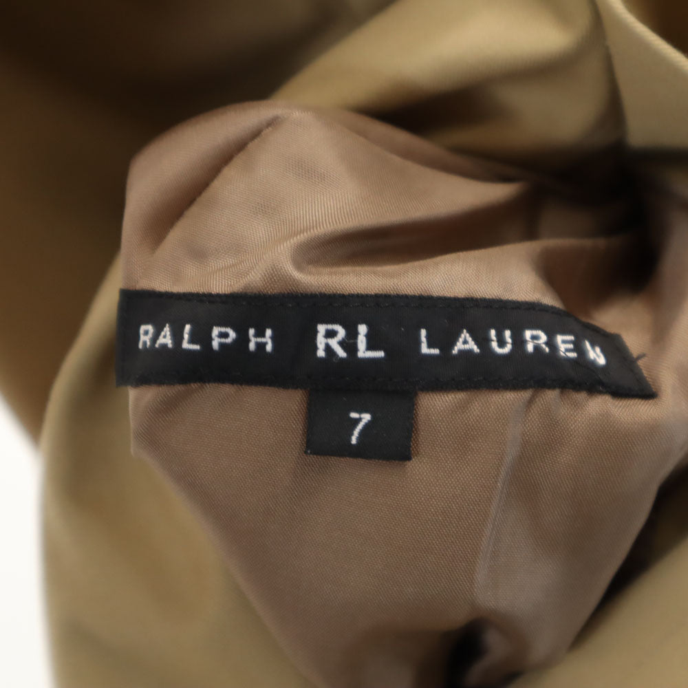 RALPH RL LAUREN ラルフアールエルローレン インパクト21 日本製 リバーシブル ステンカラーコート 7 ベージュ系 レディース