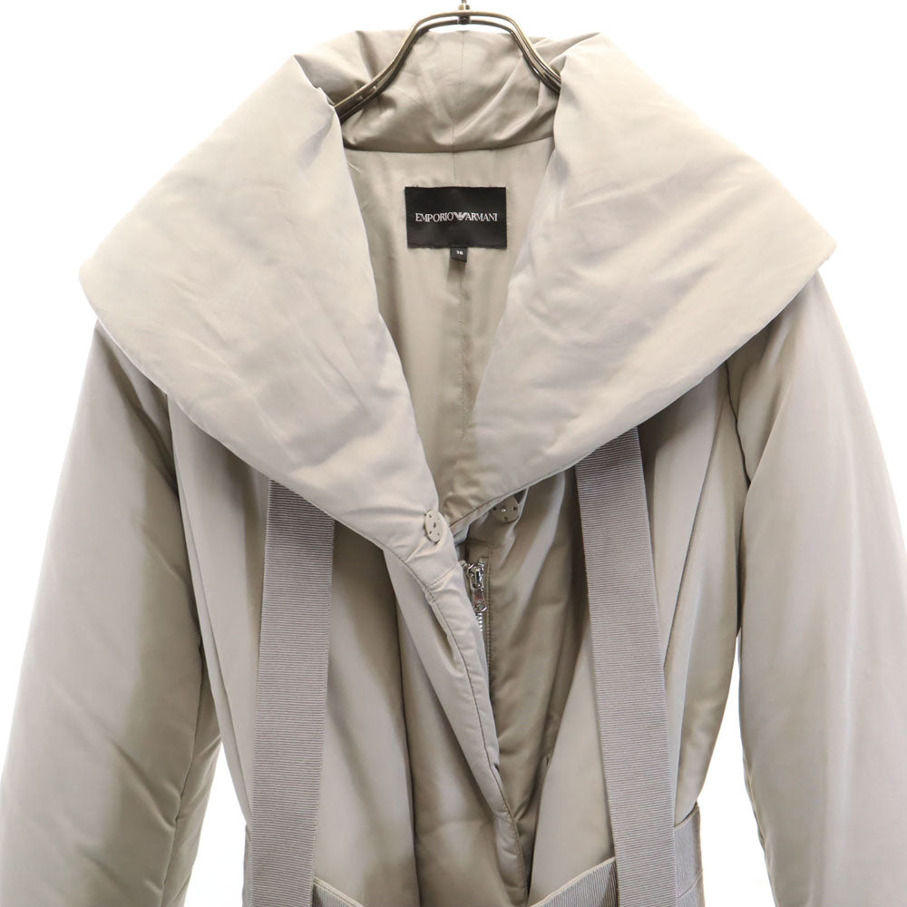 エンポリオアルマーニ 中綿コート 38 グレー Emporio Armani レディース