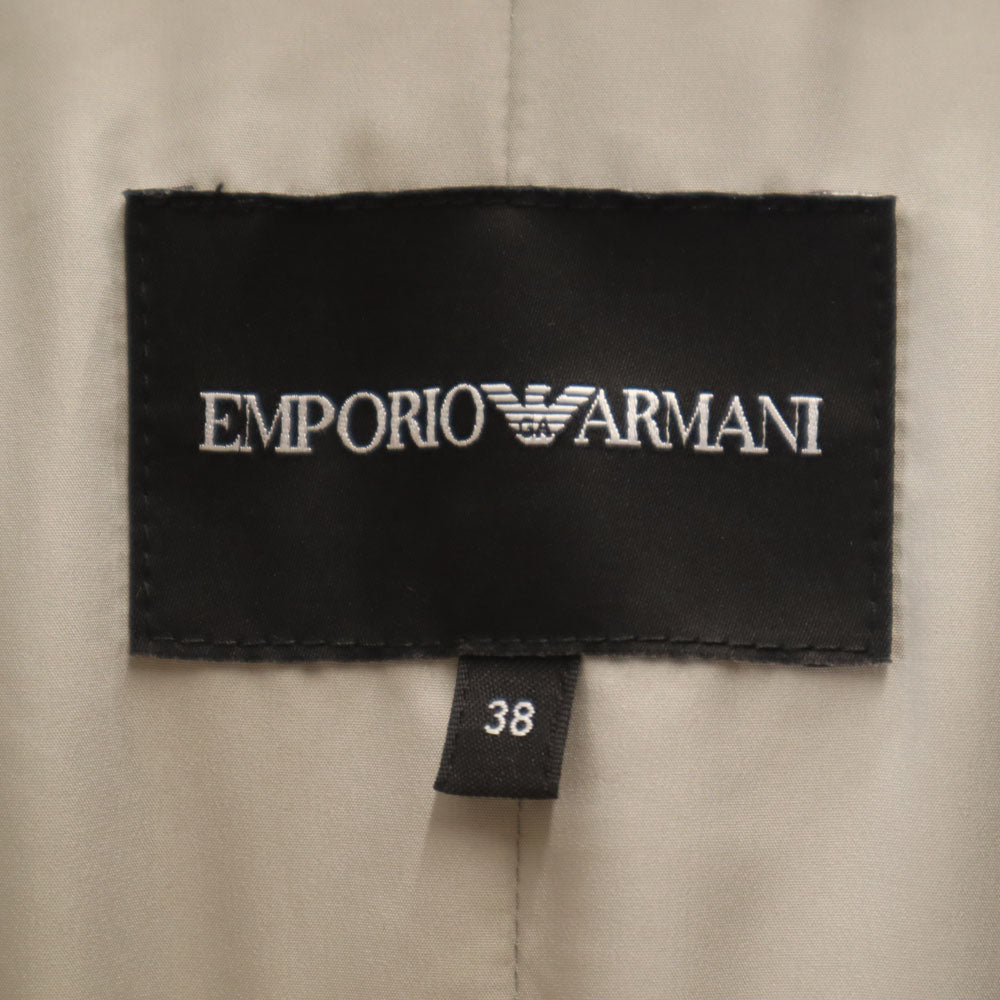 エンポリオアルマーニ 中綿コート 38 グレー Emporio Armani レディース