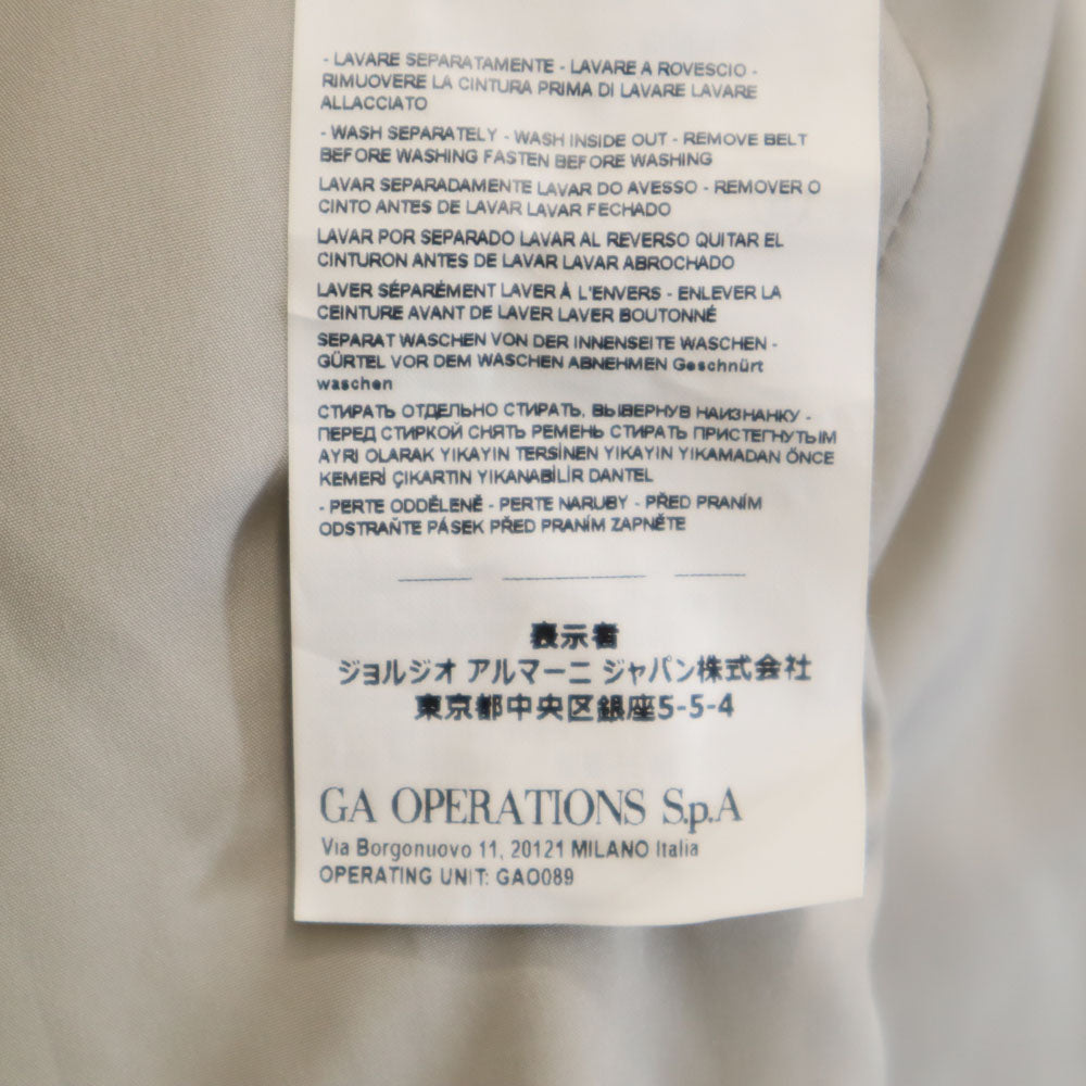 エンポリオアルマーニ 中綿コート 38 グレー Emporio Armani レディース