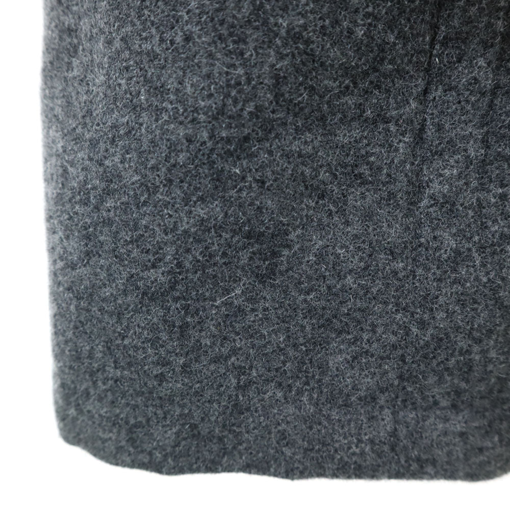 BARNEYS NEWYORK バーニーズニューヨーク ウールブレンド ステンカラーコート XL グレー メンズ