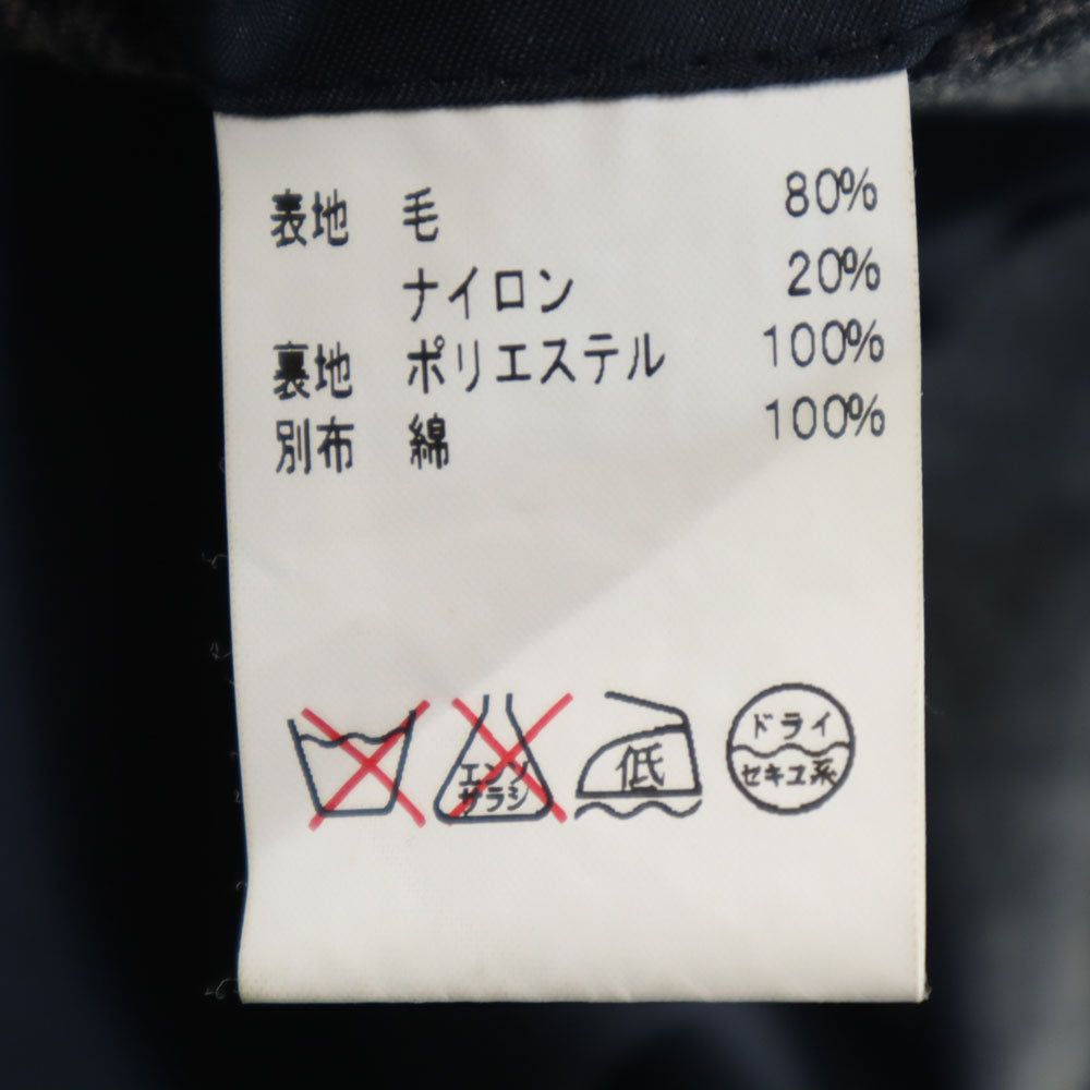 BARNEYS NEWYORK バーニーズニューヨーク ウールブレンド ステンカラーコート XL グレー メンズ