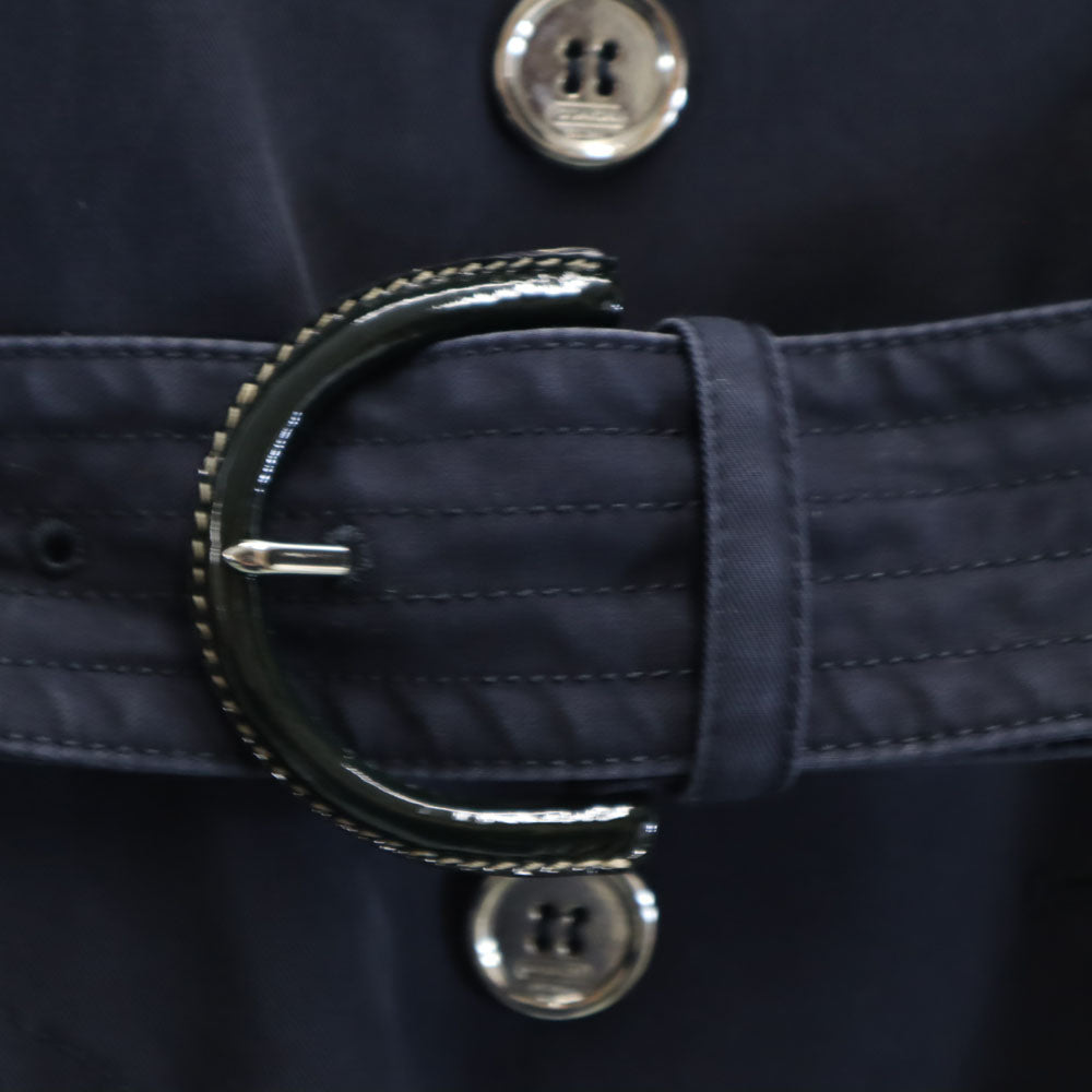 COACH コーチ トレンチコート 2 ネイビー レディース