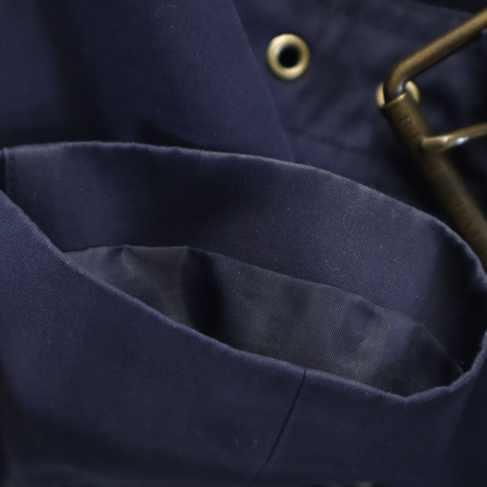 BLUE LABEL CRESTBRIDGE ブルーレーベルクレストブリッジ 三陽商会 ライナー付 トレンチコート 36 ネイビー 2WAY レディース