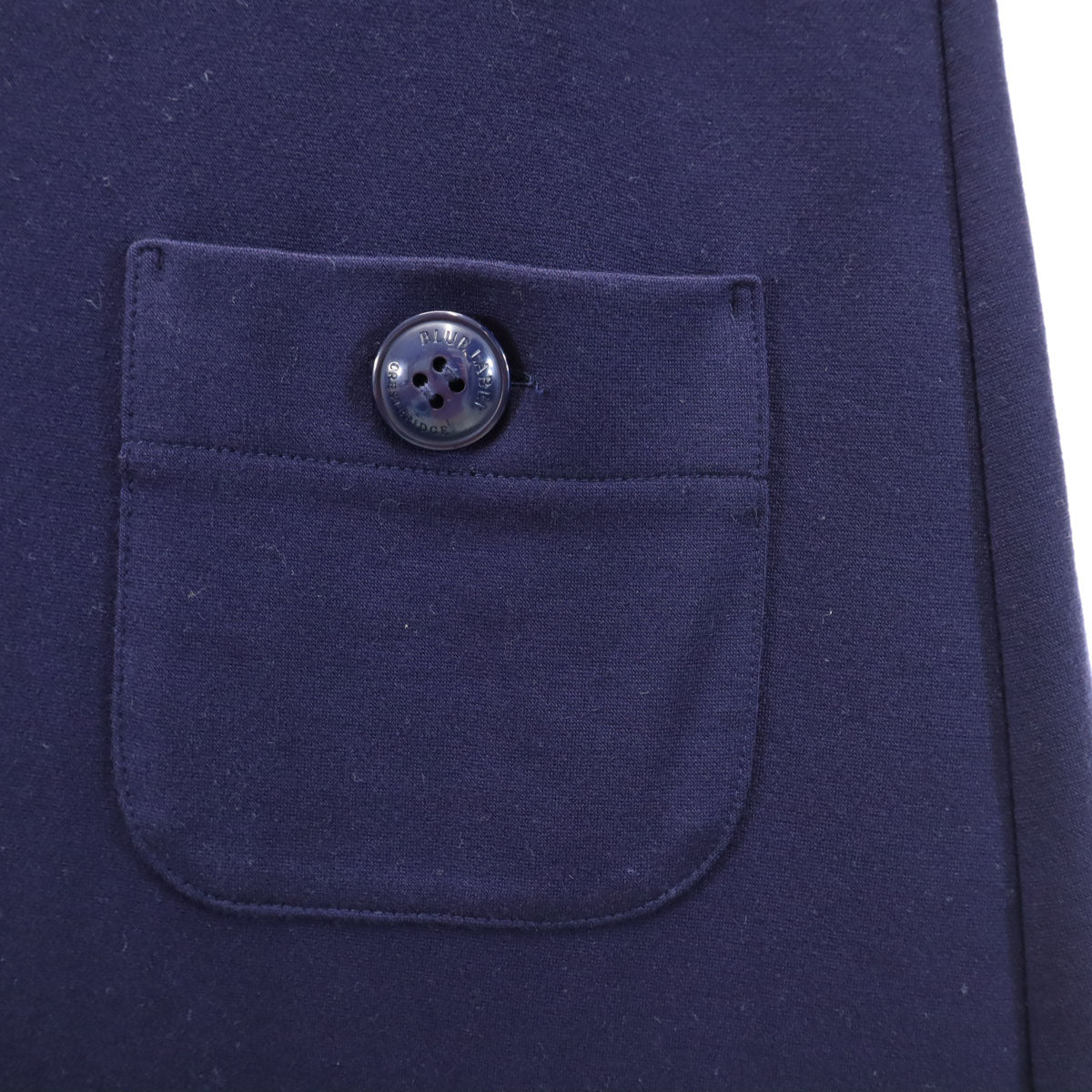 BLUE LABEL CRESTBRIDGE ブルーレーベルクレストブリッジ 日本製 長袖 ワンピース 38 ネイビー 三陽商会 レディース