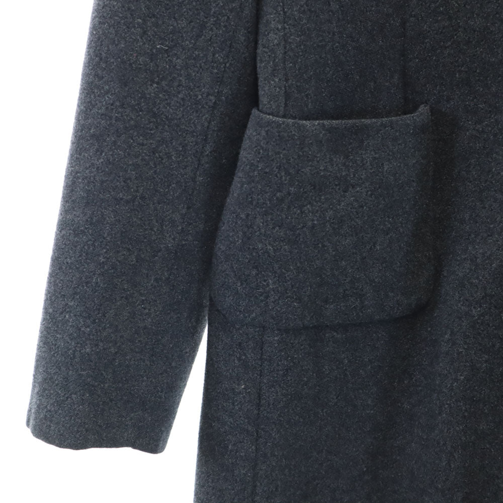 COMME des GARCONS コムデギャルソン 10AW 日本製 ウールブレンド ロングコート S グレー レディース