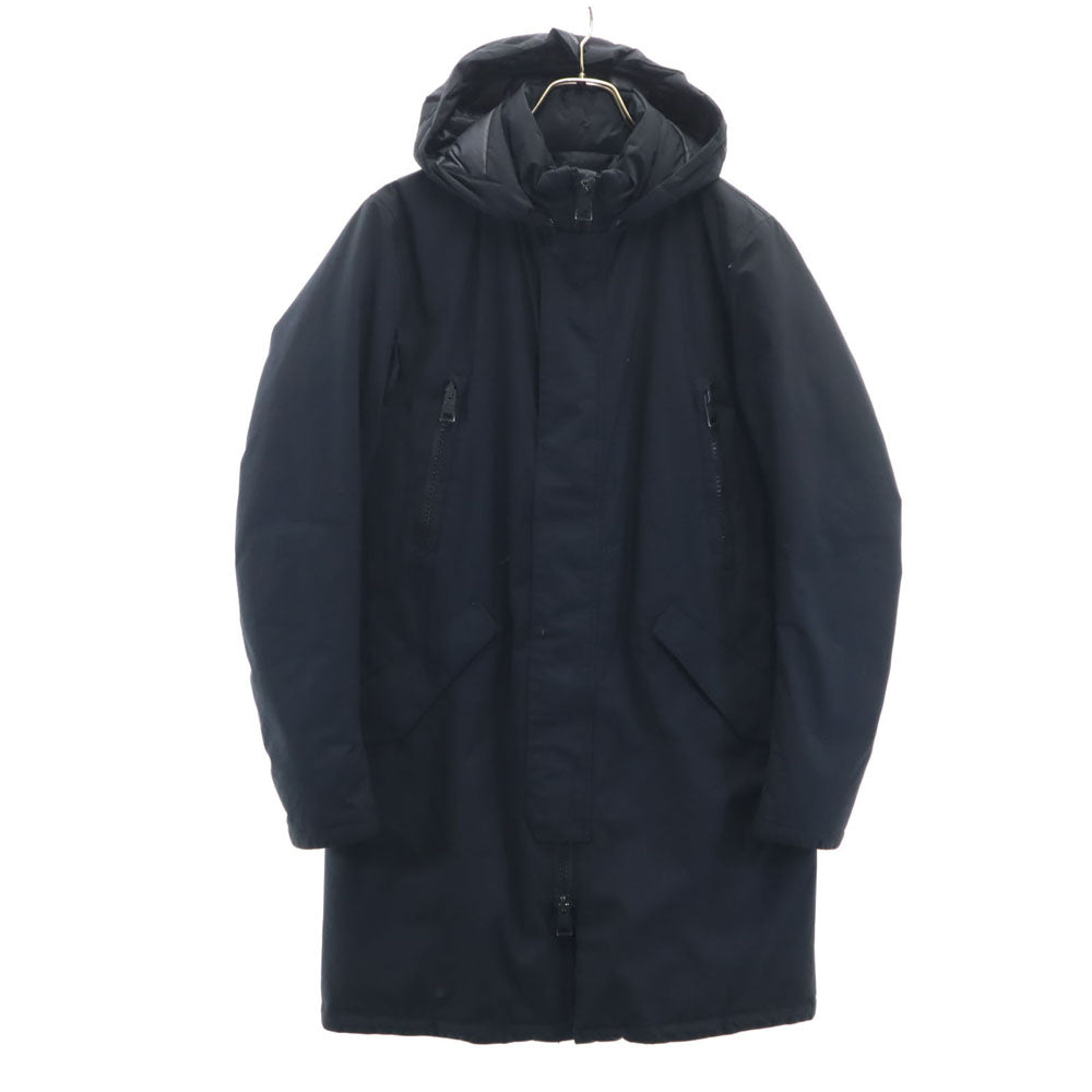 Herno ヘルノ Laminar ルーマニア製 GORE-TEX グース ダウンコート 44 ブラック フーディー メンズ