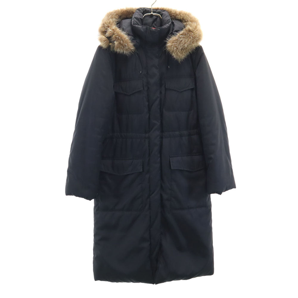 MAX&CO マックスアンドコー ダウンコート 38 ブラック フーディー レディース