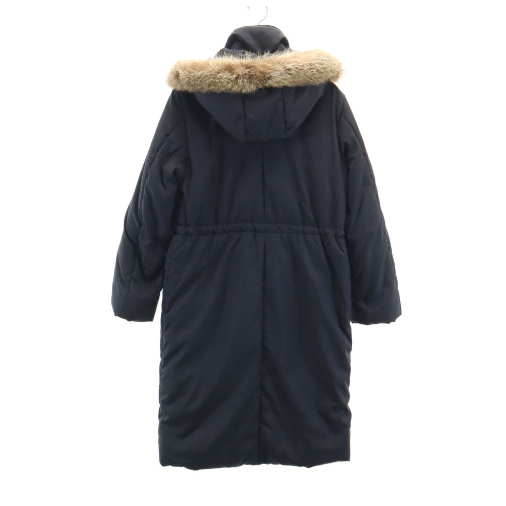 MAX&CO マックスアンドコー ダウンコート 38 ブラック フーディー レディース