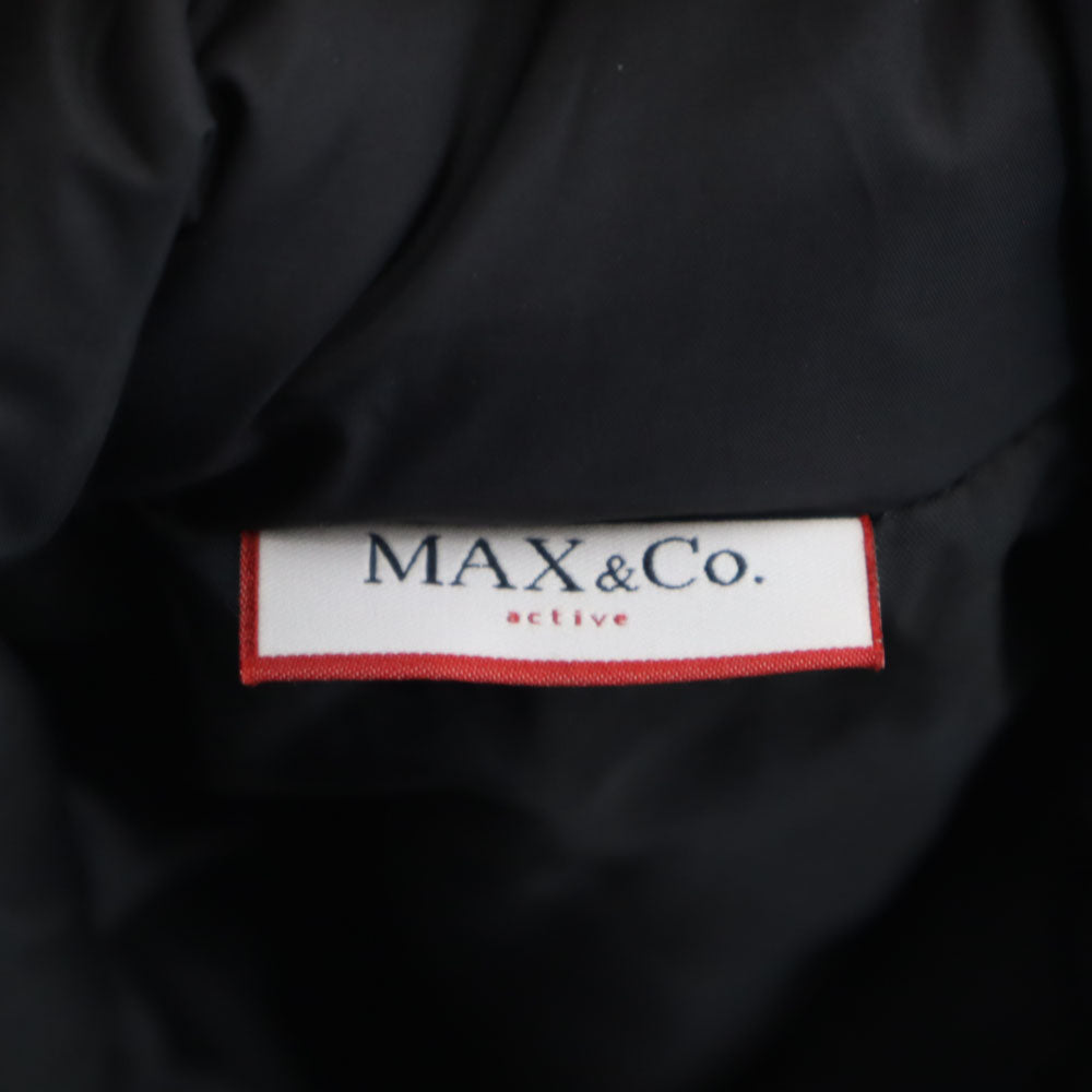 MAX&CO マックスアンドコー ダウンコート 38 ブラック フーディー レディース