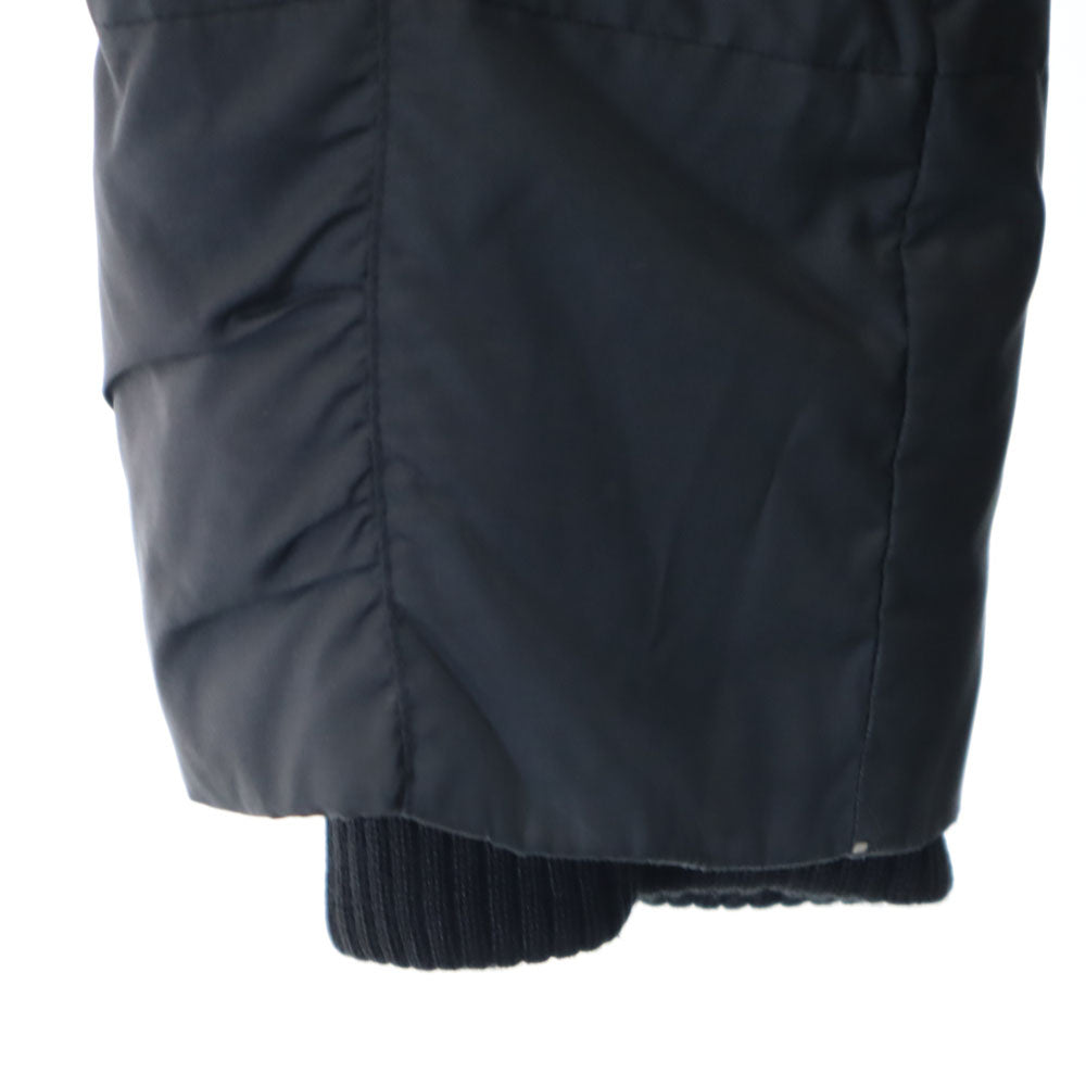 SPORTMAX スポーツマックス グース ダウンコート 42 ブラック フーディー 収納袋付き レディース