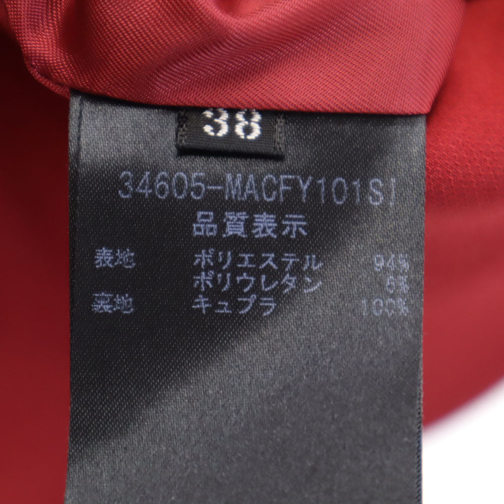 FOXEY NEW YORK フォクシーニューヨーク 2015年製 日本製 ステンカラーコート 38 レッド 34605-MACFY101SI レディース
