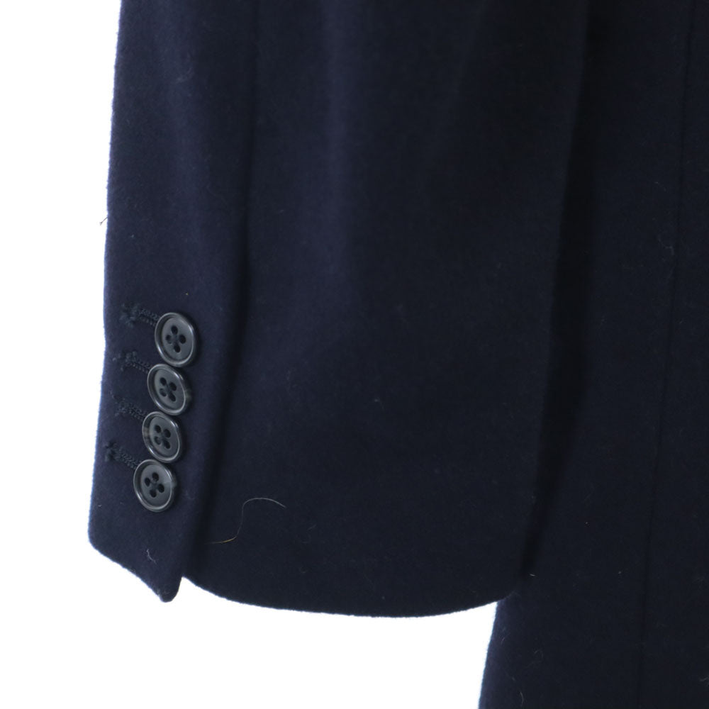 nano universe ナノユニバース NOBILIA生地 メルトン アルスター コート S ネイビー NUC82COT007SK メンズ