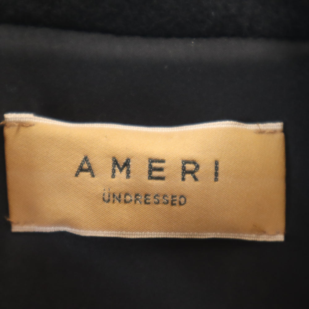 AMERI UNDRESSED アメリ ウールブレンド ダンボカラー コート M 黒 レディース