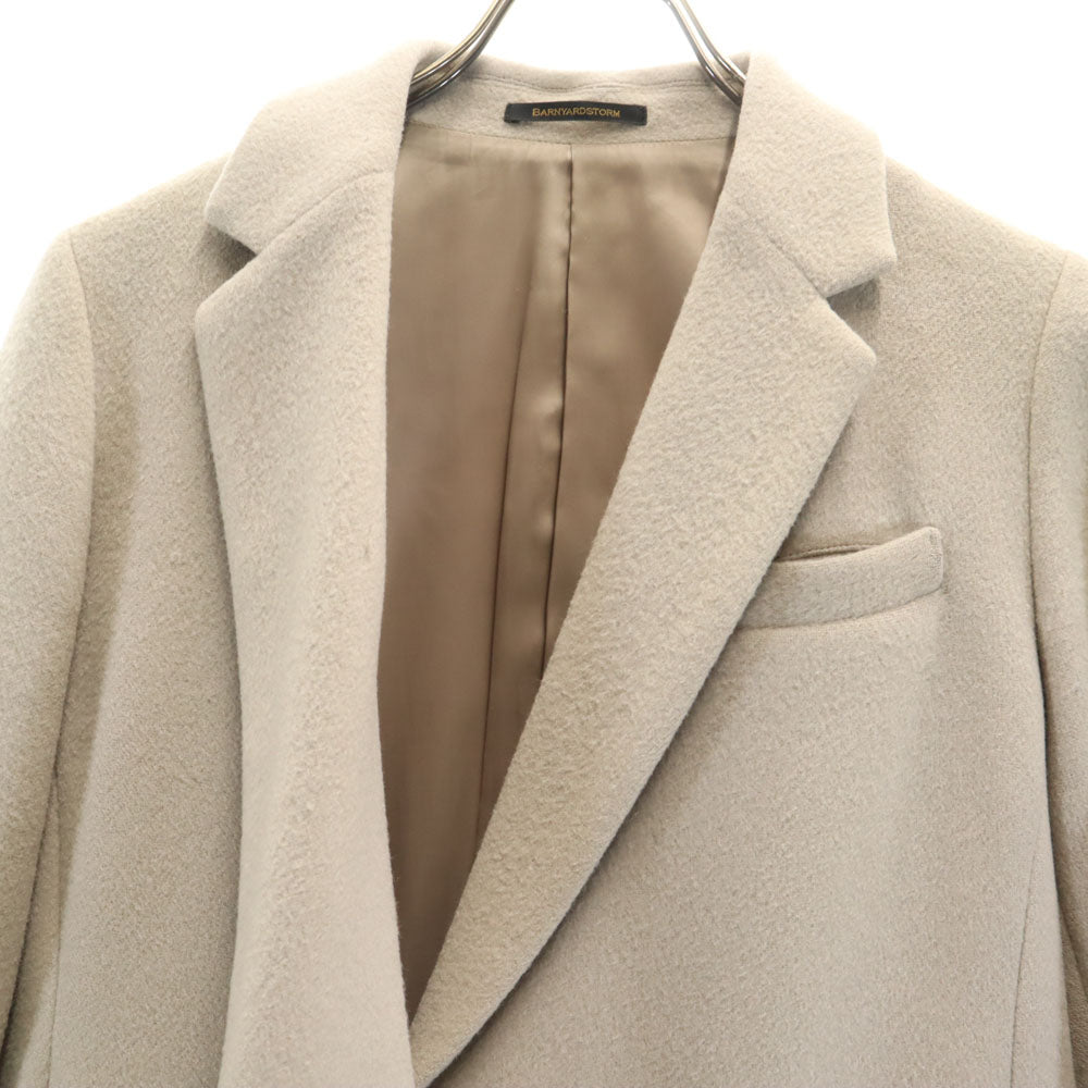 BARNYARDSTORM バンヤードストーム ウールブレンド チェスターコート 0 グレー系 ダブルボタン レディース