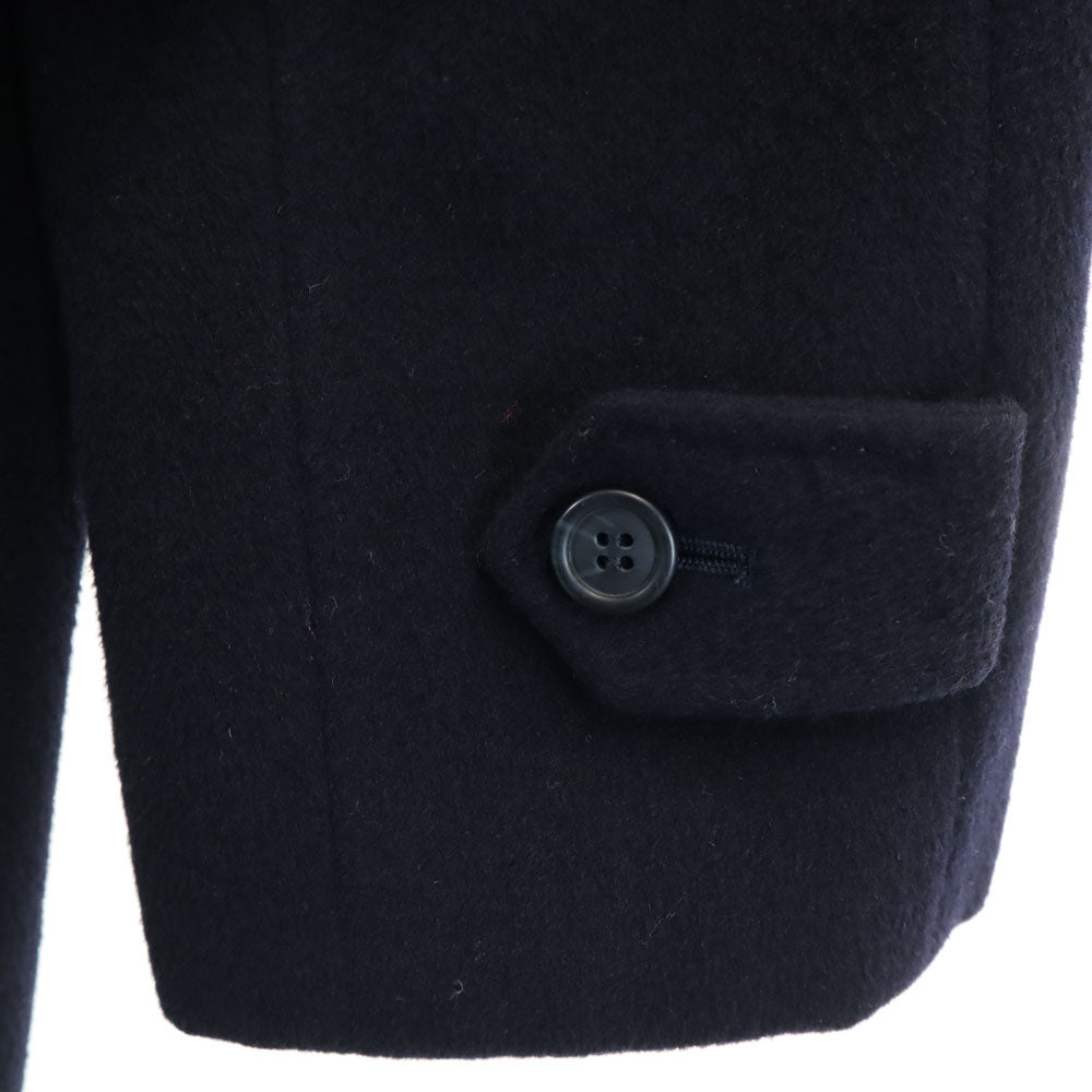 Durban ダーバン ウール100% ステンカラーコート 45 ネイビー メンズ