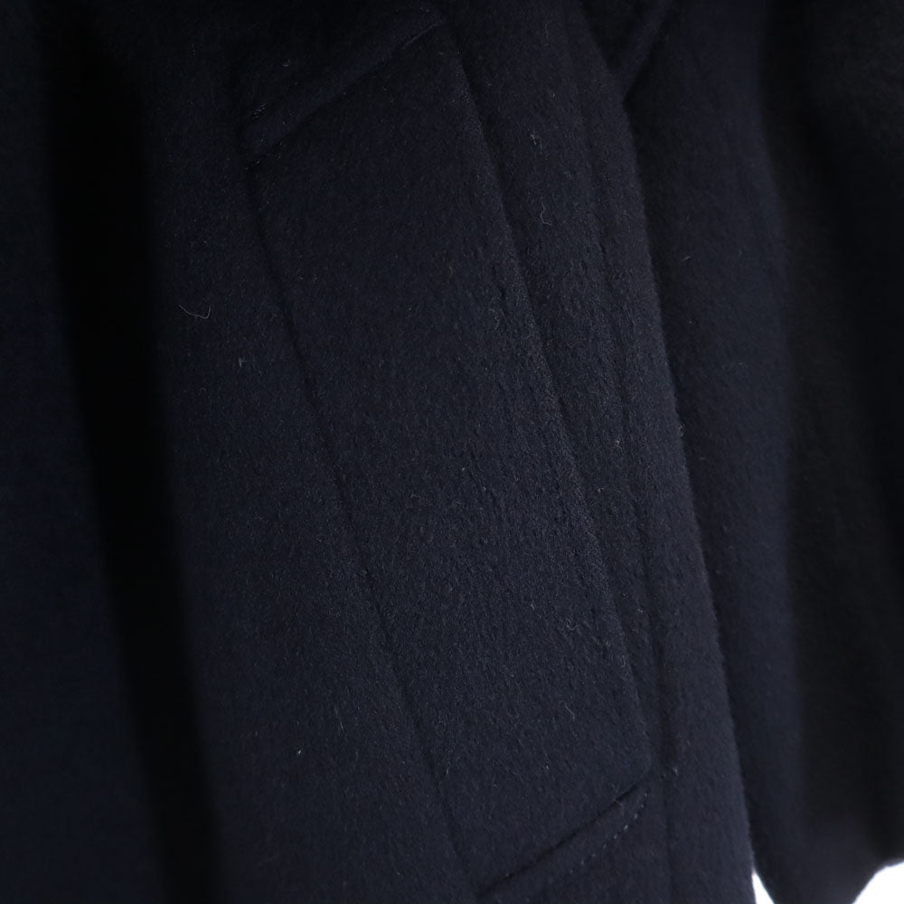 Durban ダーバン ウール100% ステンカラーコート 45 ネイビー メンズ