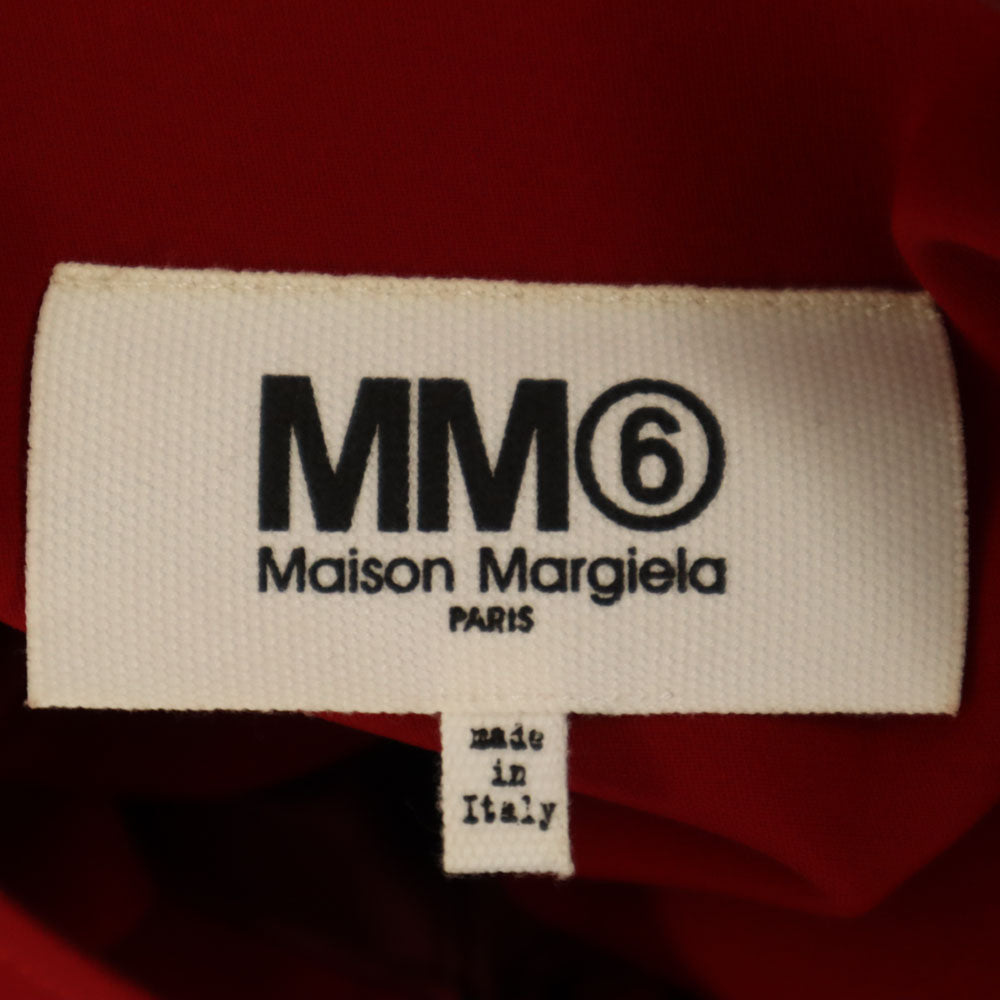 MM6 Maison Margiela エムエムシックス メゾン マルジェラ イタリア製 長袖 ワンピース 40 レッド レディース