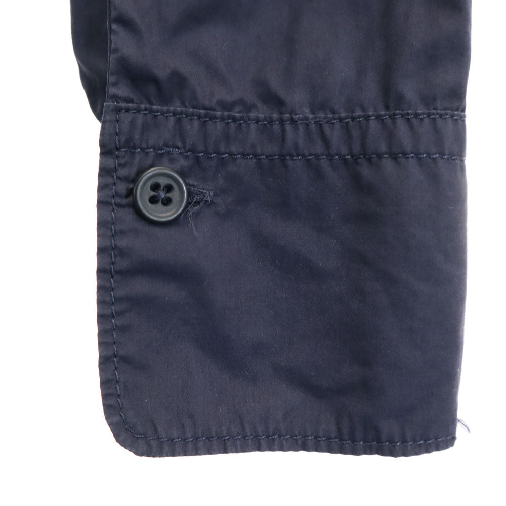 JIL SANDER ジルサンダー イタリア製 長袖 シャツワンピース 38 ネイビー レディース