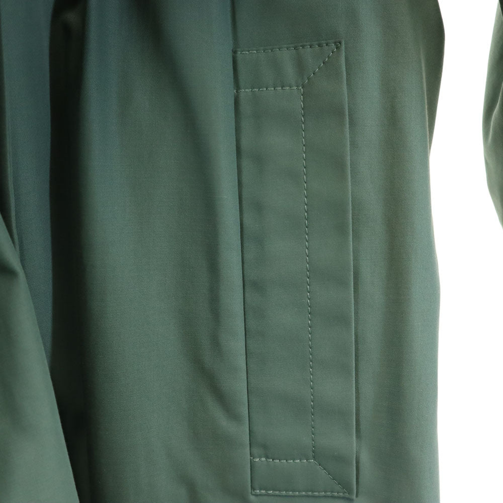 YVES SAINT LAURENT イヴサンローラン 90s オールド ステンカラーコート M グリーン系 レディース