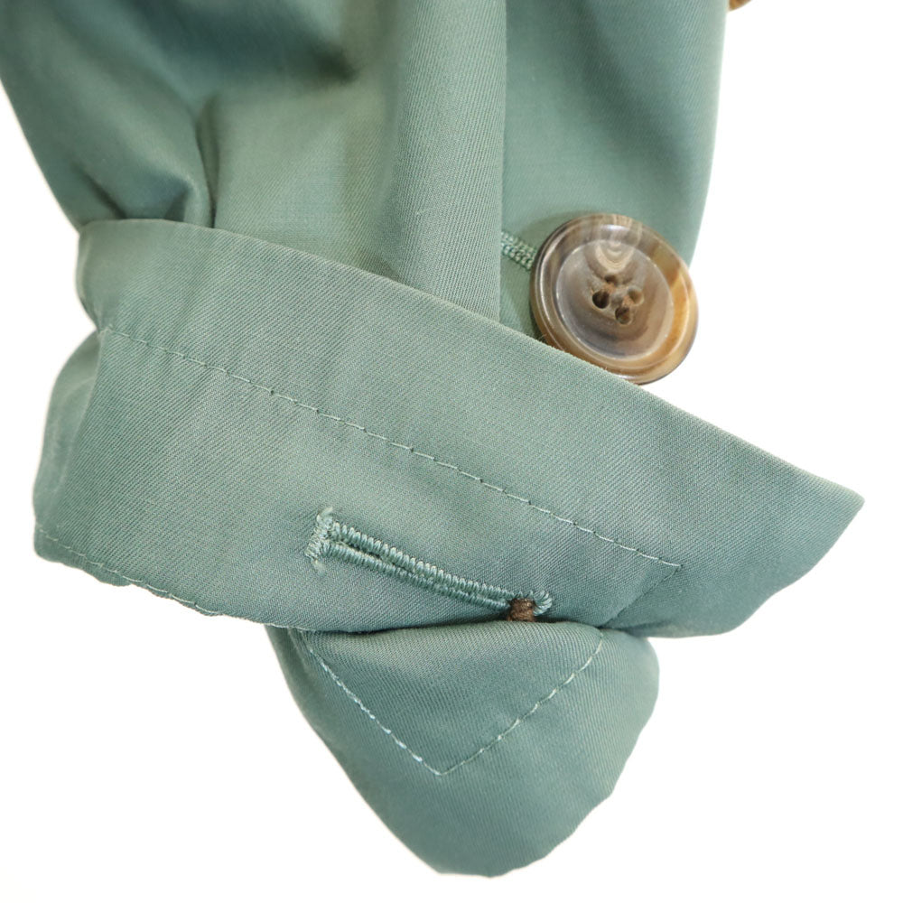 YVES SAINT LAURENT イヴサンローラン 90s オールド ステンカラーコート M グリーン系 レディース