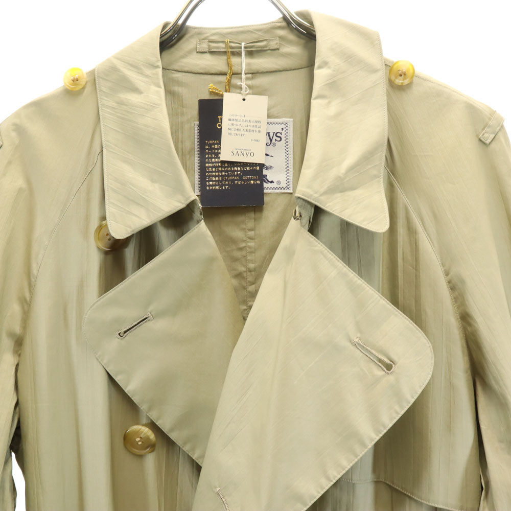 Burberrys バーバリーズ 90s 未使用 オールド デッドストック ワッシャー加工 トレンチコート 9A3 ベージュ メンズ