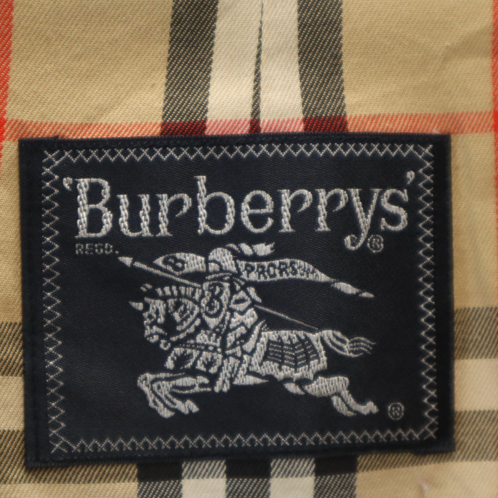 Burberrys バーバリーズ 90s オールド ステンカラーコート 90/165 ベージュ 比翼 メンズ
