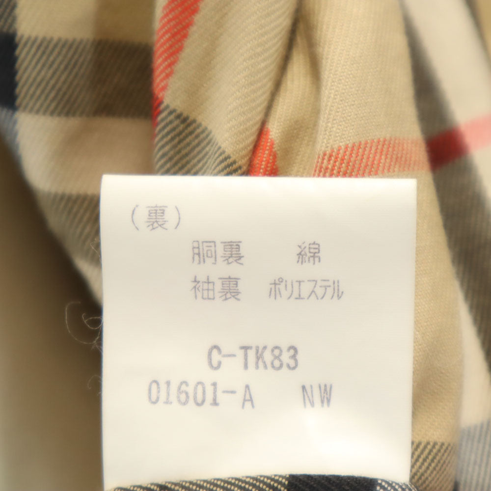 Burberrys バーバリーズ 90s オールド ステンカラーコート 90/165 ベージュ 比翼 メンズ