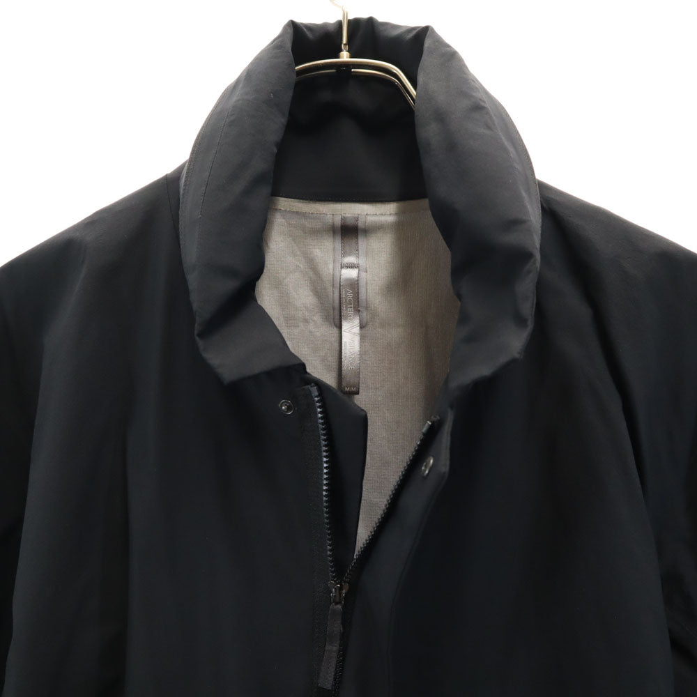 ARC'TERYX アークテリクス カナダ製 ステンカラーコート M チャコールブラック レディース