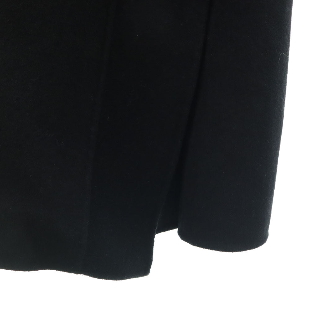 AMERI UNDRESSED アメリ ウールブレンド フリルカラー コート M 黒 レディース