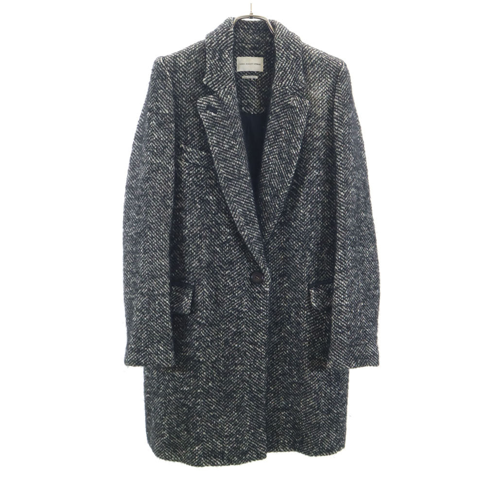ISABEL MARANT E'TOILE イザベルマランエトワール ブルガリア製 チェスターコート 36 ブラック レディース
