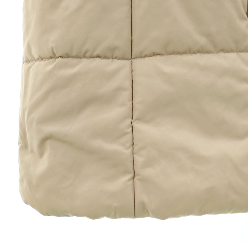 VIVIENNE TAM ヴィヴィアンタム ショールカラー 中綿コート 1 ベージュ レディース