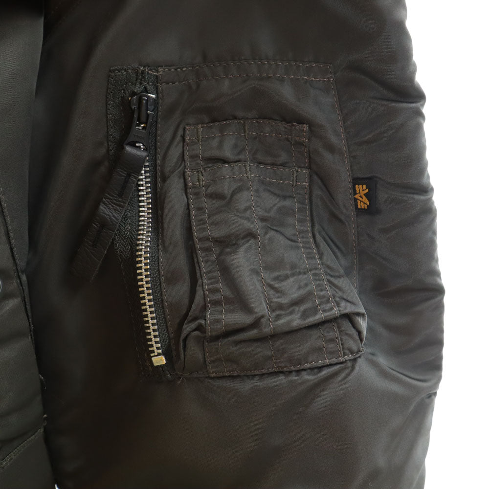 ALPHA INDUSTRIES INC アルファインダストリーズ N-3B フライトジャケット M グレー系 中綿 メンズ