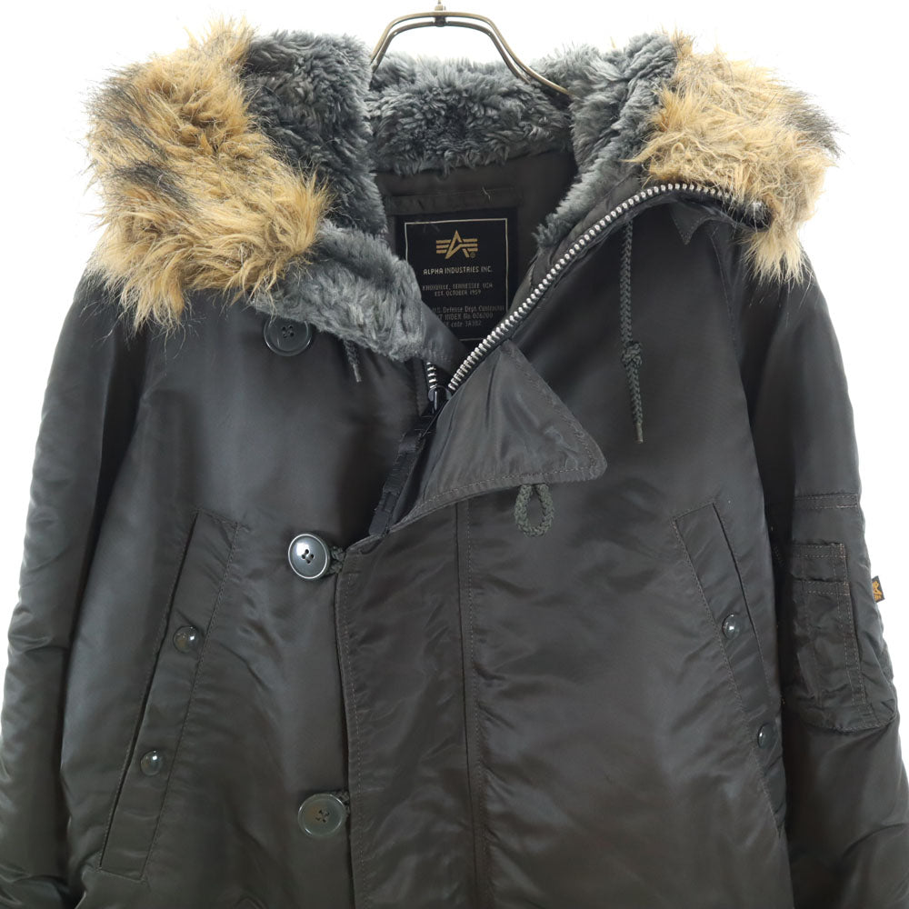 ALPHA INDUSTRIES INC アルファインダストリーズ N-3B フライトジャケット M グレー系 中綿 メンズ