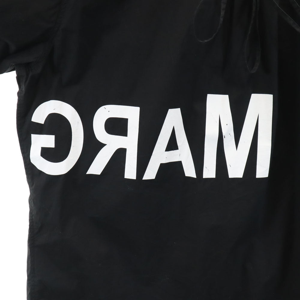 MM6 エムエムシックス 2020年 イタリア製 長袖 ボタンダウンシャツ 42 ブラック レディース