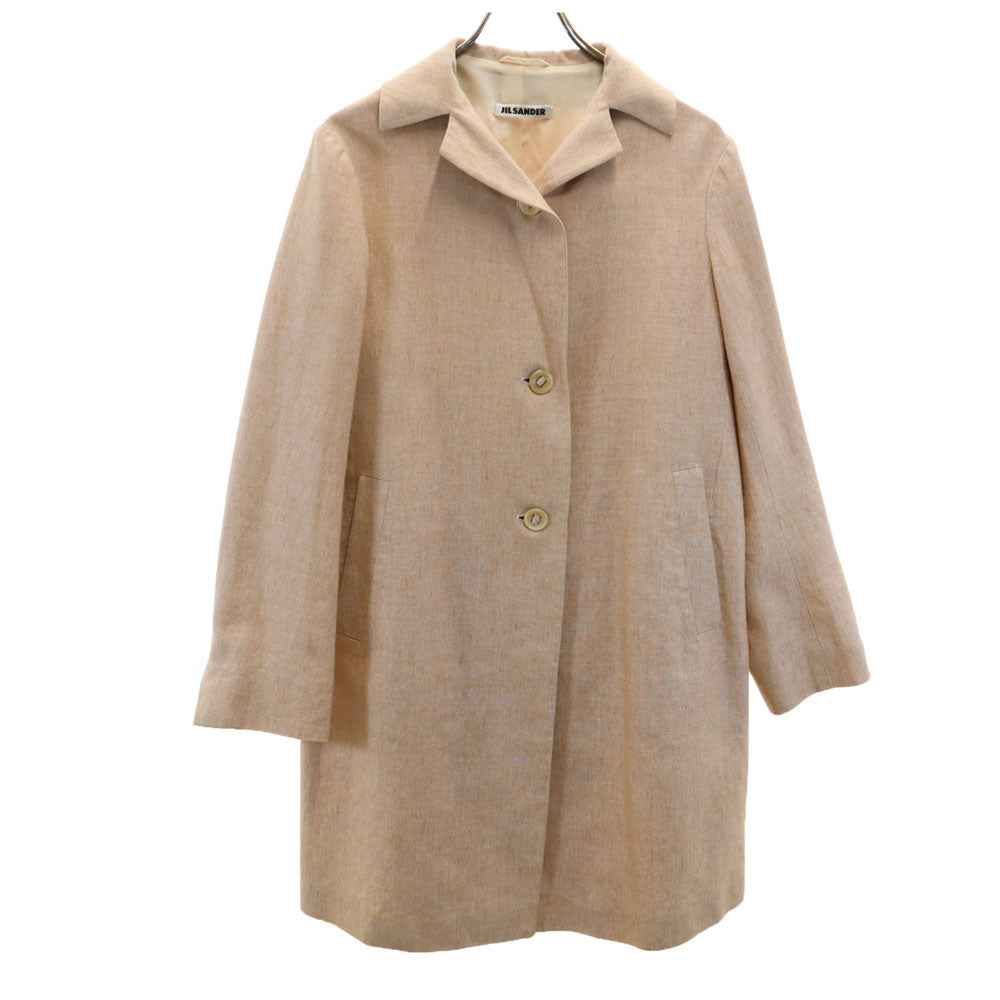 JIL SANDER ジルサンダー イタリア製 チェスターコート 40 ピンク レディース
