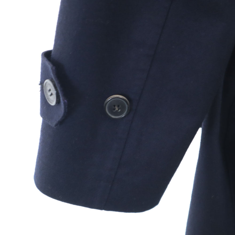 Mackintosh マッキントッシュ スコットランド製 ウールブレンド チェスターコート 36 ネイビー ベルト付き メンズ