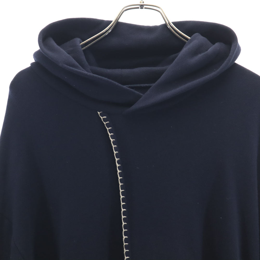 Y's ワイズ 日本製 長袖 パーカー 2 ブラック メンズ