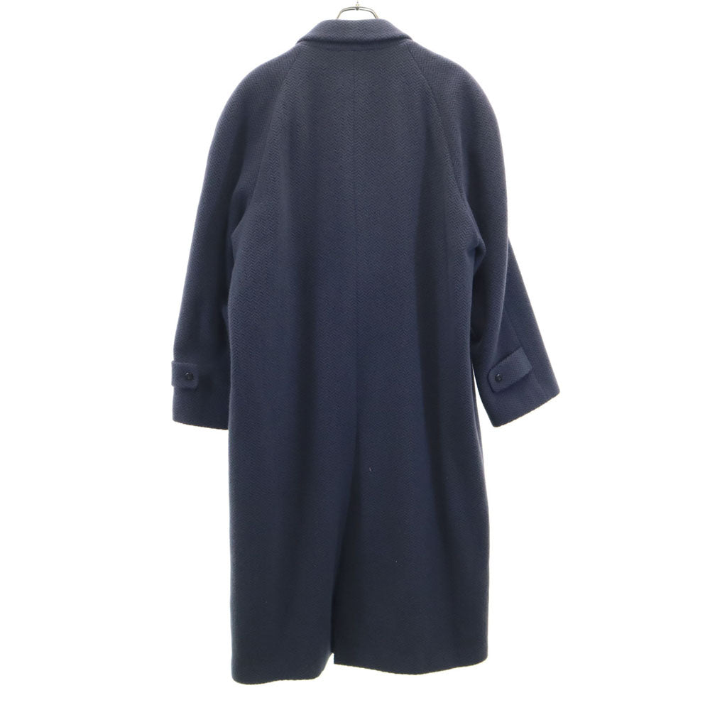 Givenchy ジバンシー 90s オールド ヘリンボーン柄 ウールコート L グレー メンズ