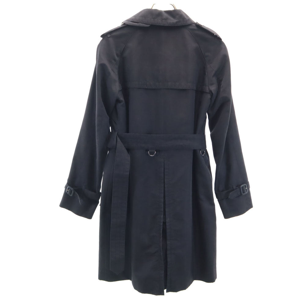 Aquascutum アクアスキュータム 日本製 トレンチコート ブラック ライナー ベルト付き レディース