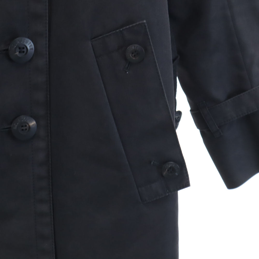 Aquascutum アクアスキュータム 日本製 トレンチコート ブラック ライナー ベルト付き レディース