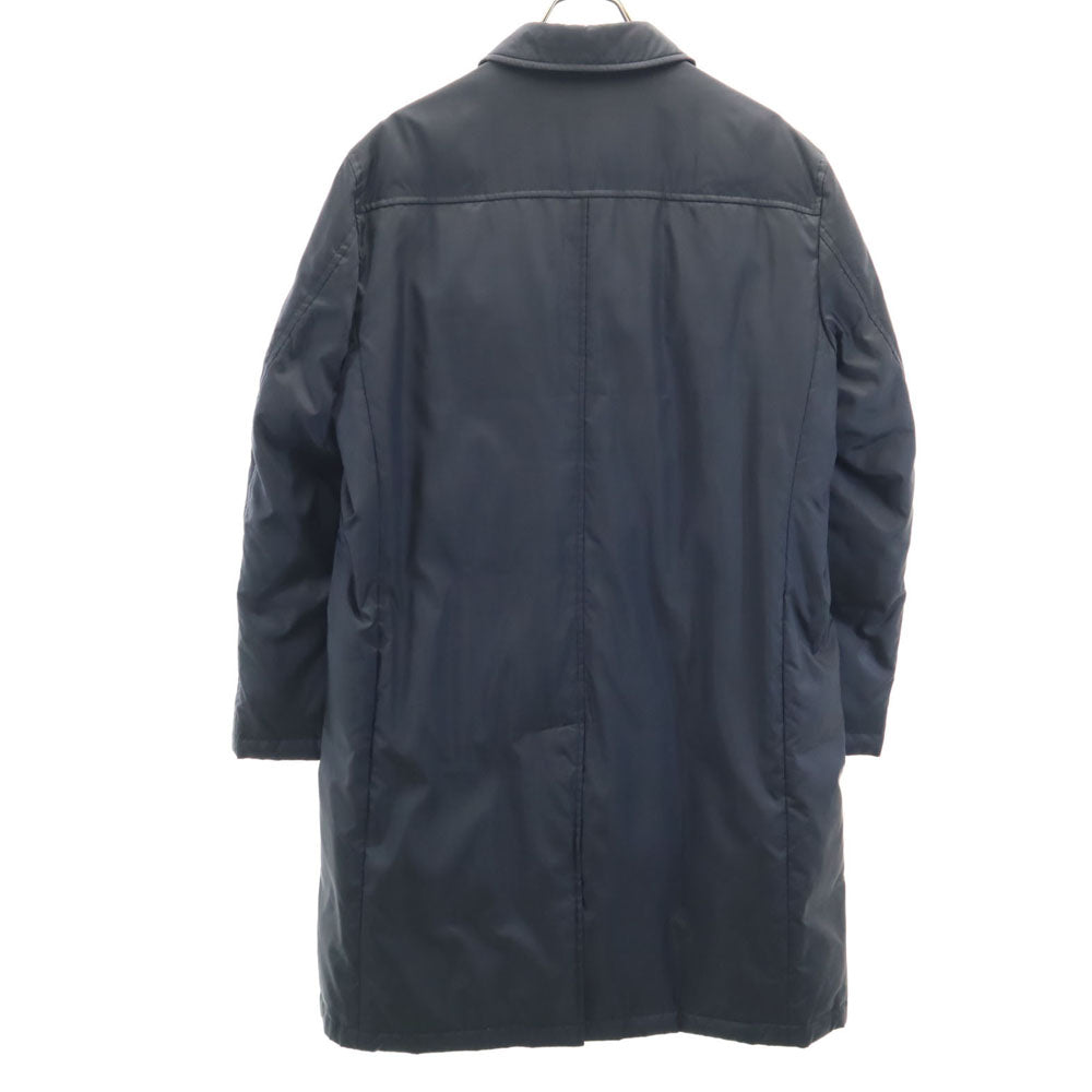 BURBERRY BLACK LABEL バーバリーブラックレーベル ノバチェック柄 ダウンコート L ブラック フード欠損 三陽商会 メンズ