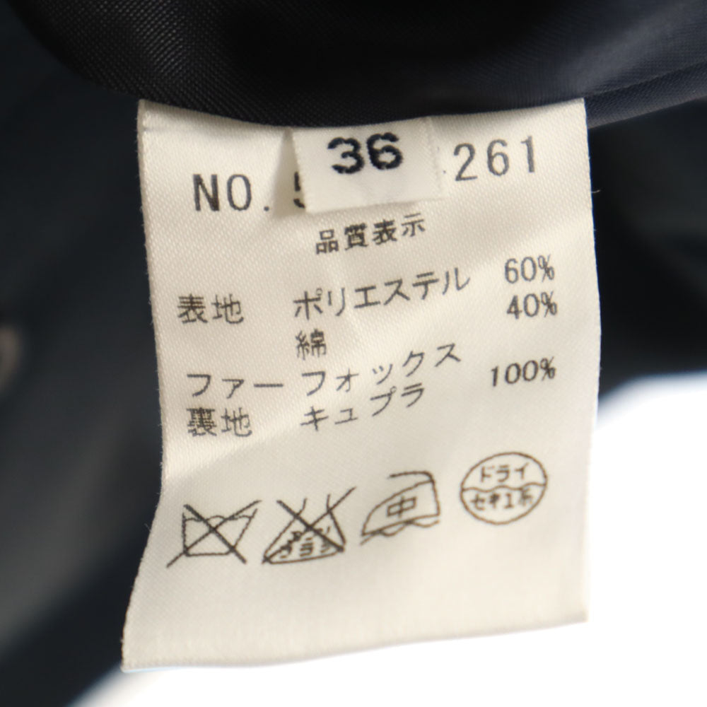 OLD ENGLAND オールドイングランド 日本製 ライナー付 トレンチコート 36 黒 2WAY レディース