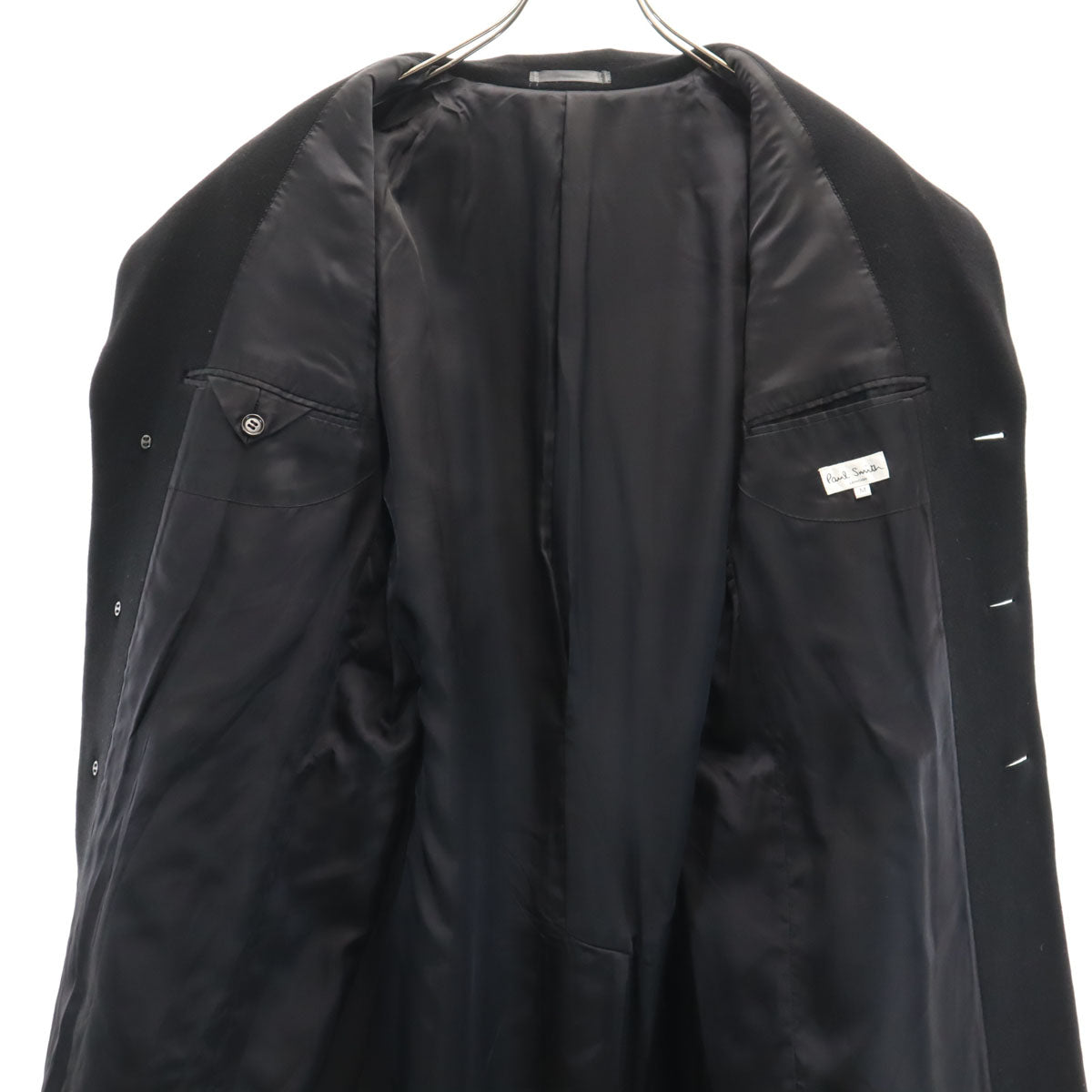 Paul Smith LONDON ポールスミス ロンドン 日本製 チェスターコート M ブラック メンズ