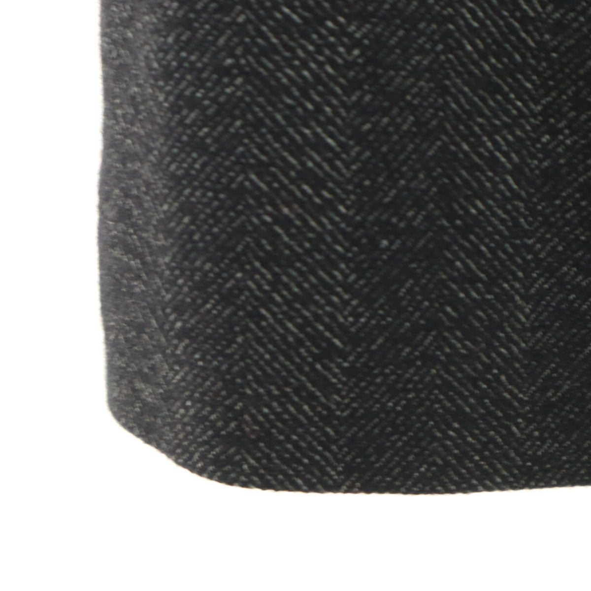 未使用 ZARA BASIC ザラベーシック ヘリンボーン柄 ステンカラーコート XL ブラック系 レディース