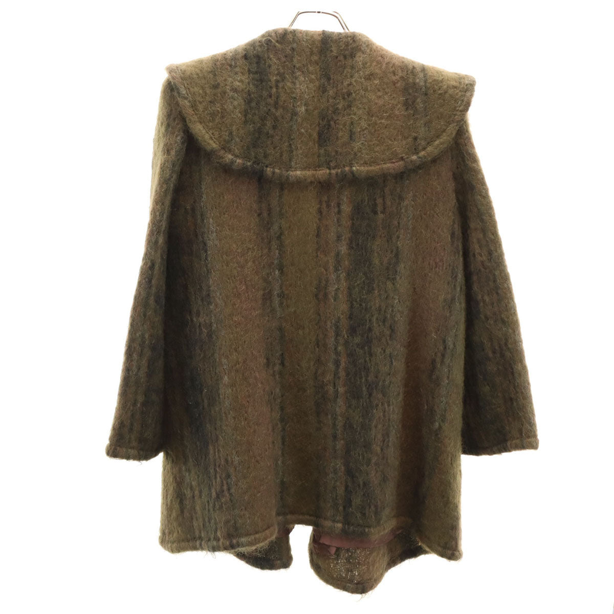 F セーラーカラー コート カーキ レディース