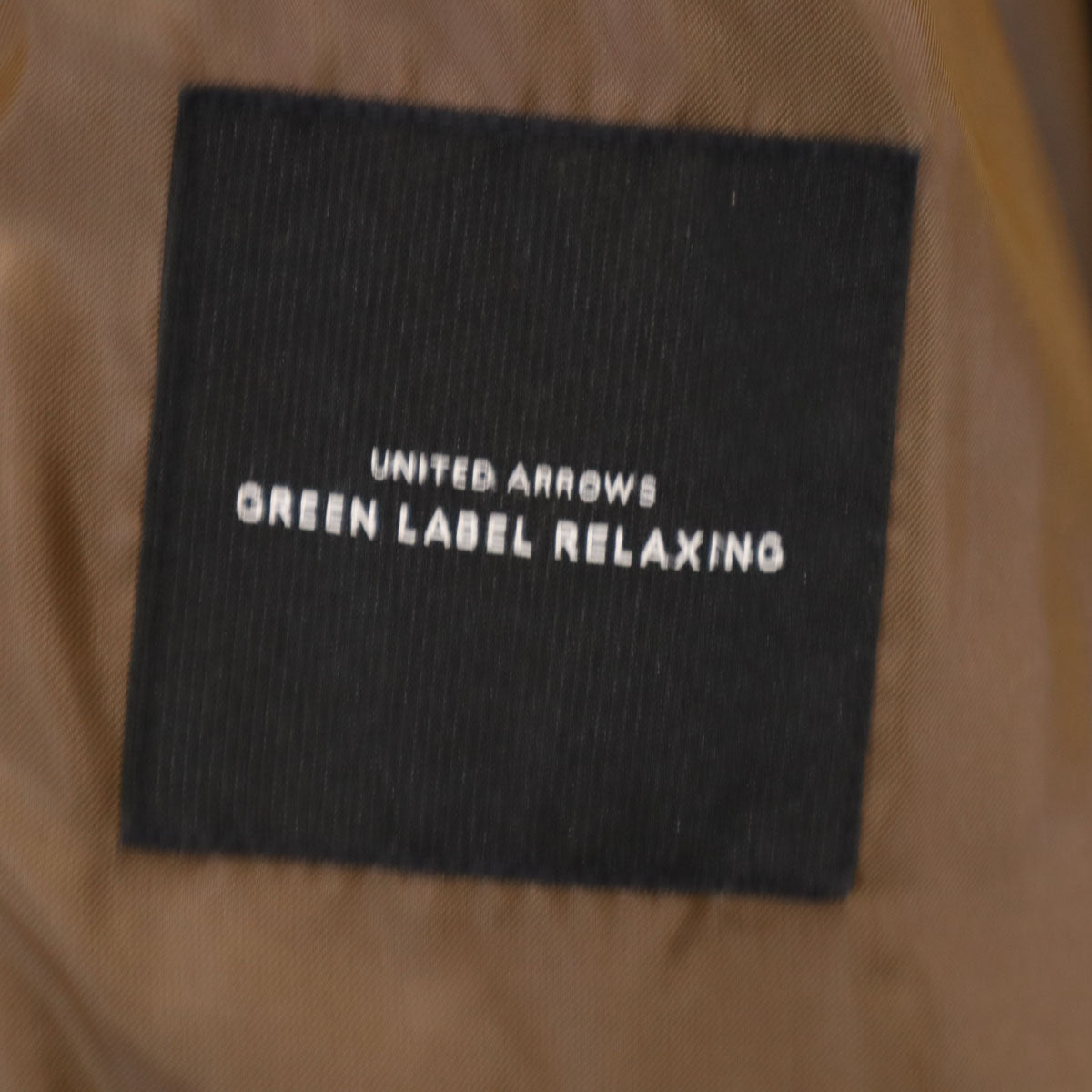 green label relaxing グリーンレーベルリラクシング ウールブレンド メルトン チェスターコート M ブラウン FAbRICA TESSUTI メンズ