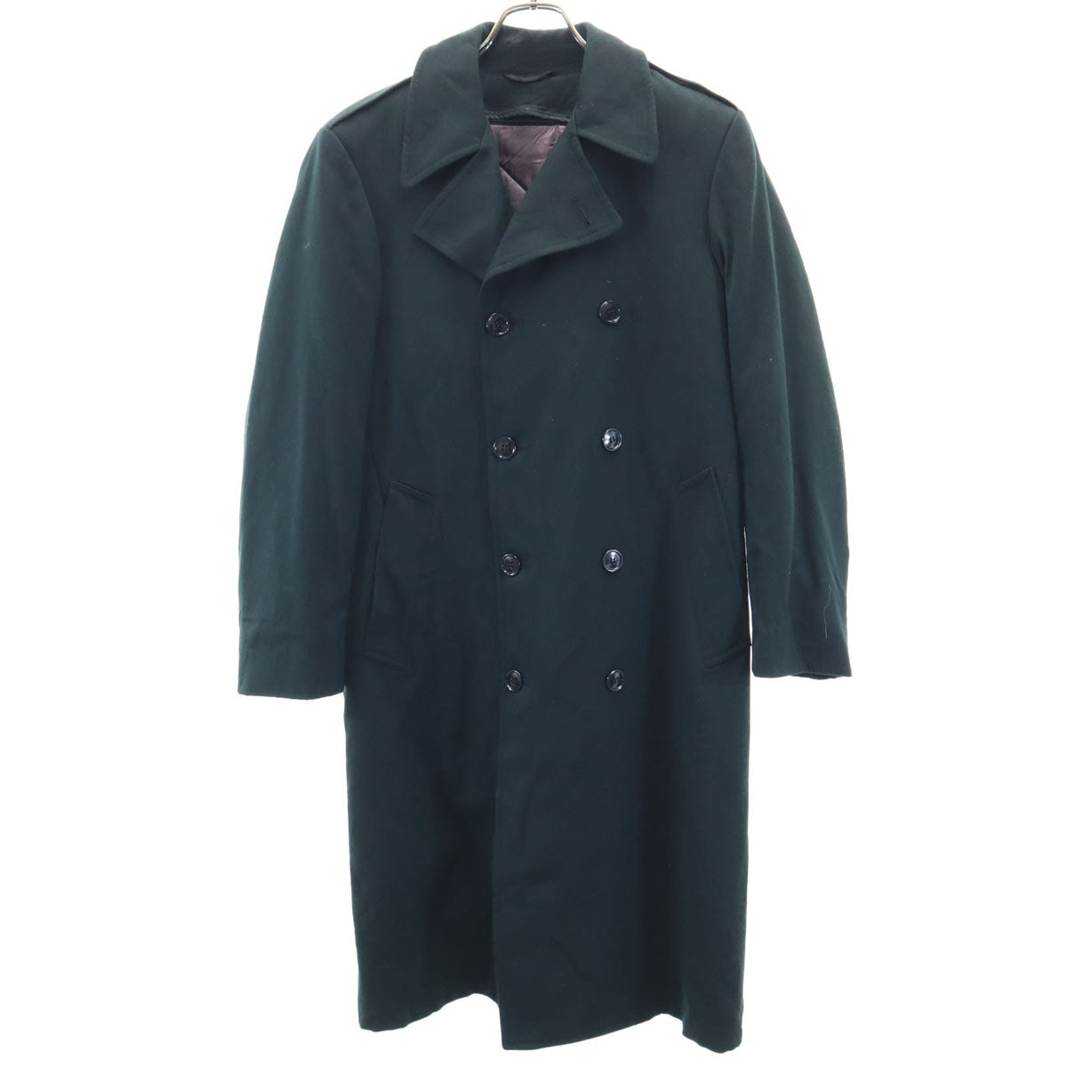 OLD オールド オールウェザー ダブルブレスト コート 70 34 ブラック メンズ