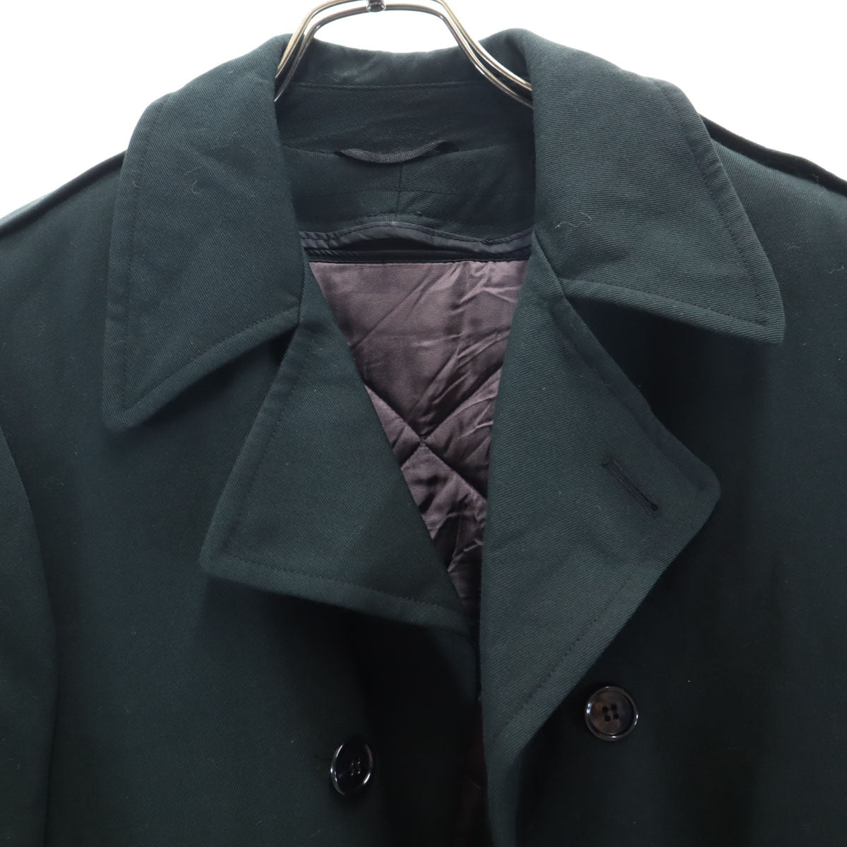 OLD オールド オールウェザー ダブルブレスト コート 70 34 ブラック メンズ